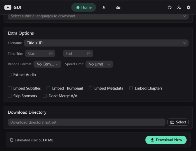 yt-dlp GUI 产品图 6