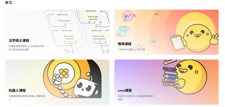 Hugging Face Learn 产品图 1