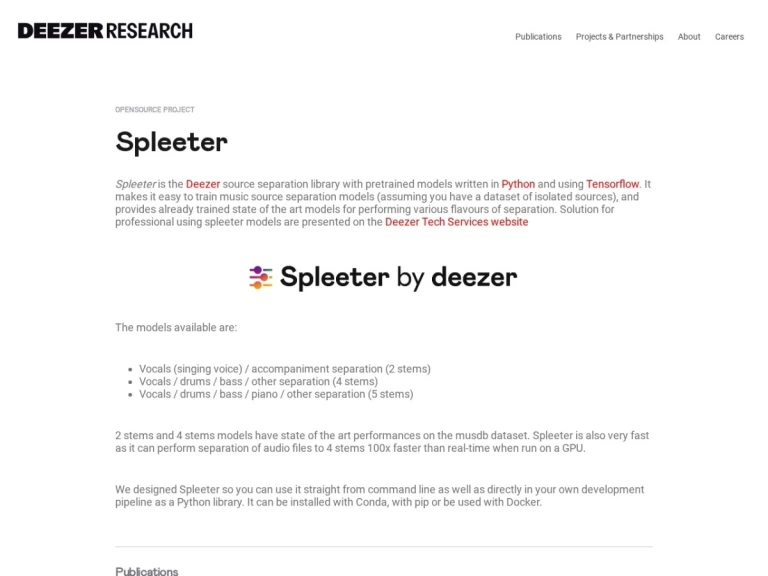 Spleeter 产品图 2