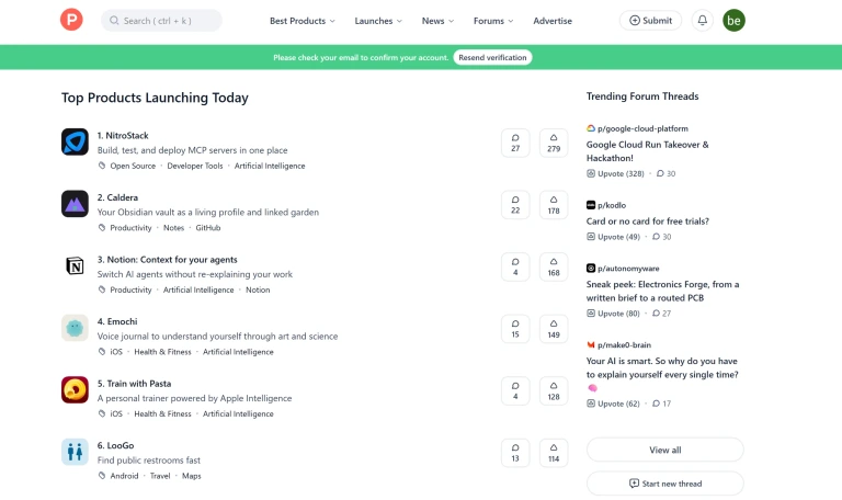 Product Hunt 产品图 1